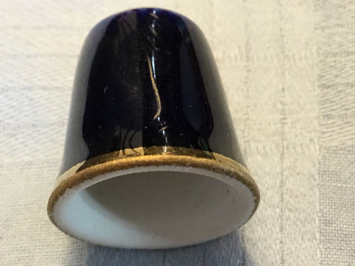 Thimble limoges plain gold - thimble,