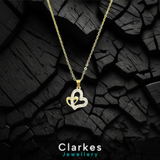 Ladies girls 9ct gold zircon - ladies,