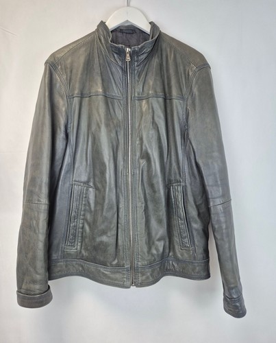 Hugo boss leather jacket - hugo,