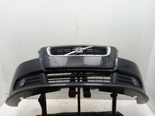 VOLVO S40 Front Bumper 2004-2012 Saloon BLACK SAPPHIRE METALLIC   