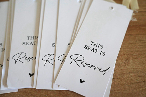 Wedding reserved seat - reserved, chair