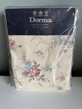 Lovely Dorma Enya Pencil Pleat Lined Large Country Cottage Floral Cream Curtains