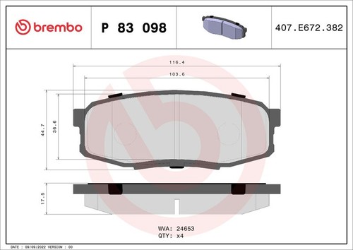 Brembo brake pad - brake,