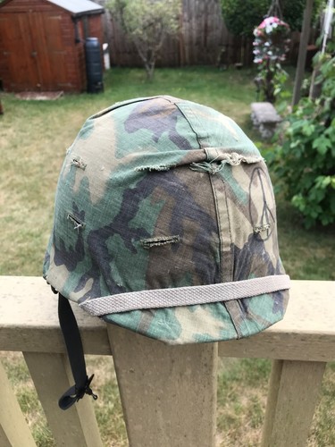 Steel helmet with - helmet, vietnam