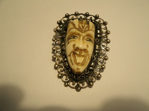 Antique japanese carved bone - ,
