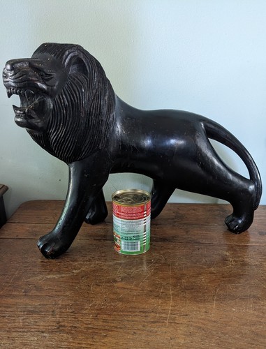 Vintage large ebony - large, wood