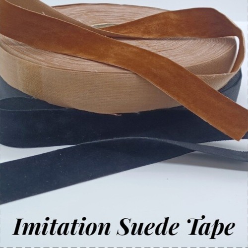 Black brown imitation suede - black,brown,imitation,