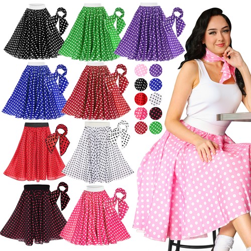 Ladies polka dot rock n - 50's,