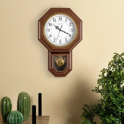 Pendulum wall clock - wall, with