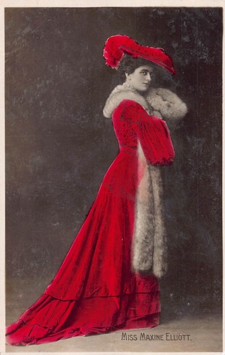Postcard actress theatre - actress,