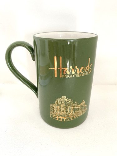 Harrods mug cup green - mug,