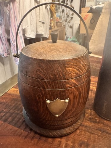 Vintage solid oak - solid, barrel