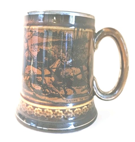 Vintage pottery tankard - vintage,
