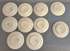 British Military Issue Side Plates Dated 1962 - 1966 Mess Bar 