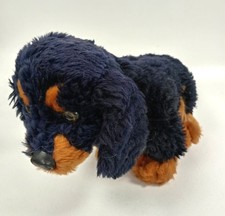 Vintage Aux Nations Plush Dachshund Dog Soft Toy Plush 14 Inch Long Rare