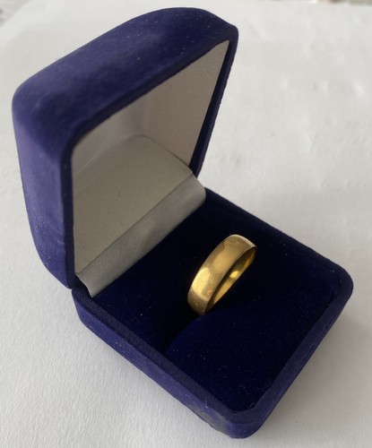 Vintage 22ct gold wedding band - 22ct,