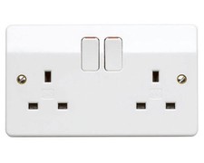MK Switched Double Socket