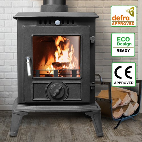 5kw cast iron fireplace - iron,