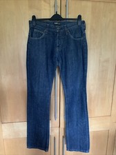MENS LEE KNOX BLUE DENIM JEANS TROUSERS 32 INCH WAIST 34 INCH INSIDE LEG