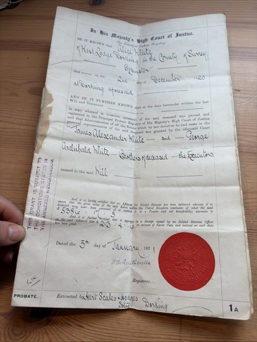 1921 will probate alice - probate,
