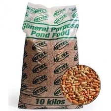 Pettex Complete General Mixed Pond Sticks Fish Food, 10 kg, transparent