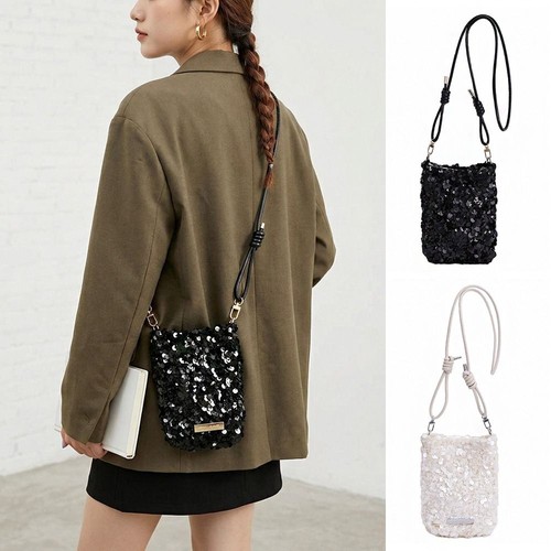Glitter bag canvas shoulder - bag,