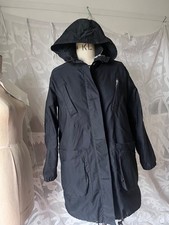 Whistles black hooded raincoat