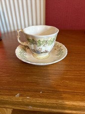 VINTAGE ROYAL DOULTON BRAMBLY HEDGE SPRING TEA CUP & SAUCER 1983 JILL BARKLEM