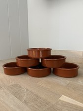12x Terracotta Tapas Dishes