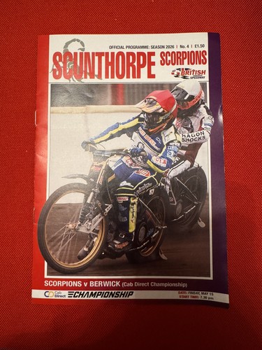 Scunthorpe scorpions - scunthorpe, vs