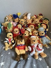 Bundle Of Winnie The Pooh Plush Beanies