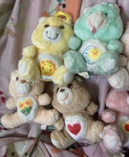 Vintage care bear Bundle 7” plush toys lot 