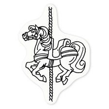 'Fairground Horse' Clear