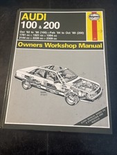 Audi 100 & 200 Haynes Manual 1982 to 1990 - Turbo & Avant FWD Models