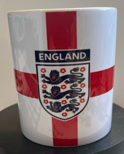 England 3 lions mugs, on St Georges flag. Euros 2024. +free coaster. £9.00 each.