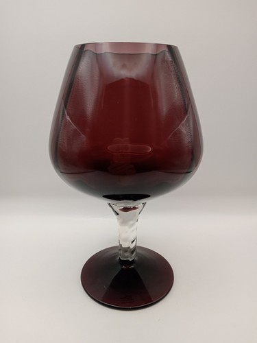Vintage purple brandy glass - vintage,