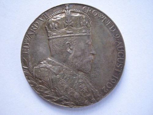 1902 official coronation medal - 1902,