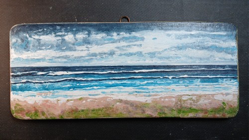 Hand painted acrylic - painted,