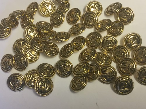 100 gold anchor - 100, metal