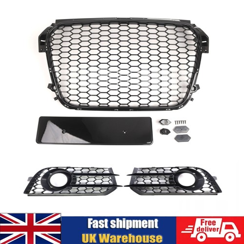 Gloss front grille - gloss, rh