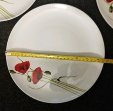 Dunelm  Poppy Dinner Plates 27cm Tableware Excellent Condition 