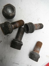 AUDI TT LOCKING WHEEL NUT SET COMPLETE GENUINE+KEY ABC8 GOLF MK4 A3 S3 VW 5X100