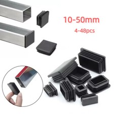 Plastic End Caps for Square Tubing Bungs Inserts Blanking Plugs Furniture Feet