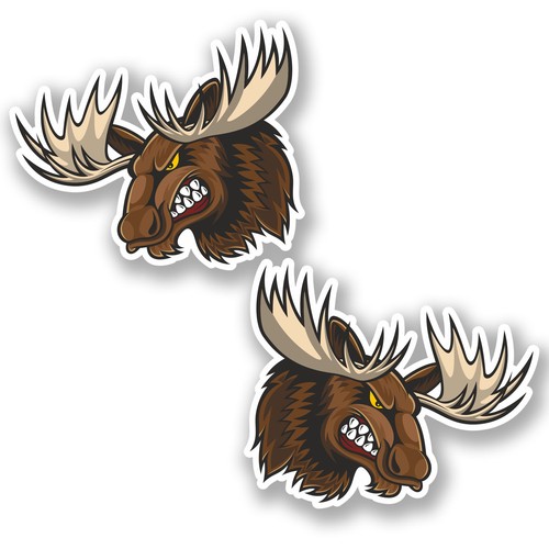 15cm angry moose vinyl - 15cm,