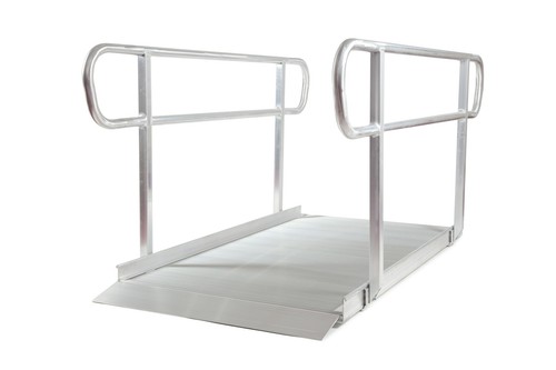 Wheelchair ramp with - wheelchair,