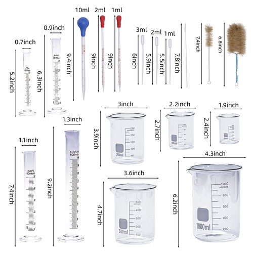 1000ml lab glass cup beaker - lab,