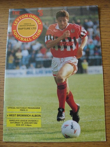 1992 leyton orient v - orient,