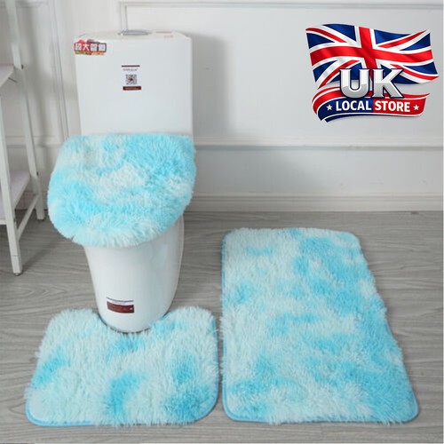 Piece bathroom bath mat - 3-piece,
