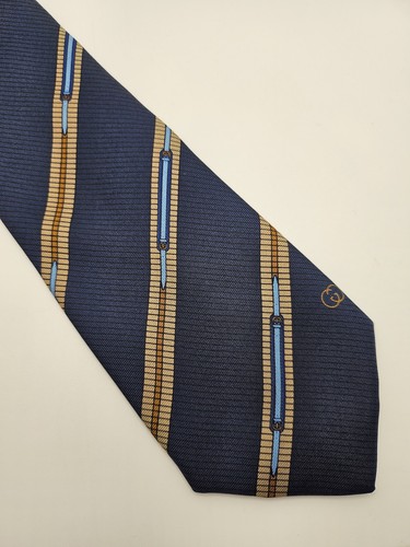 Gucci silk tie mens - gucci, blue