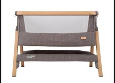 Baby Bedside Cot Bed with Washable Mattress and Breathable Mesh 0-6 M